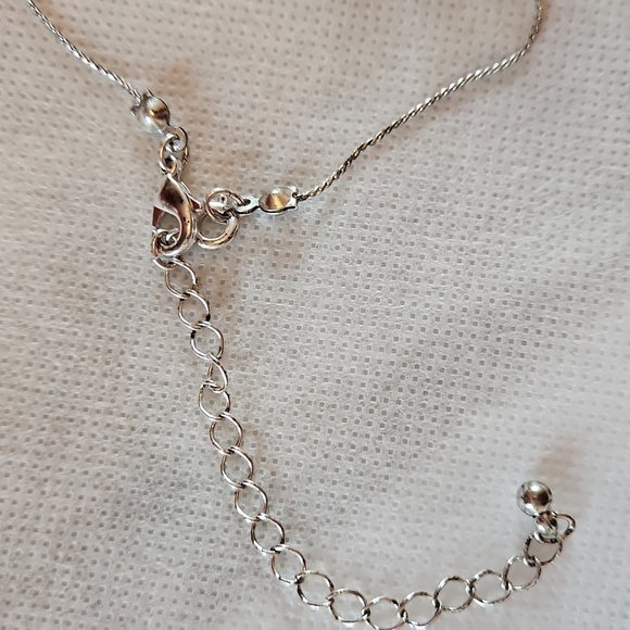 Silver, Turquoise, and Red Beaded Necklace and Earring Set - Picture 3 of 5